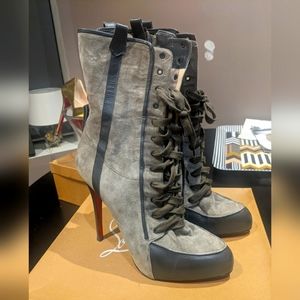 Rare! Christian Louboutin Naomi Campbell Community Service Boot EU 41 US 11